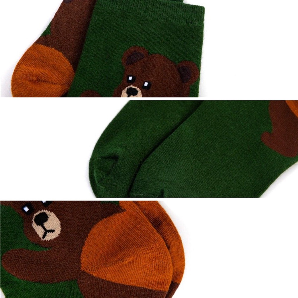 AROMA 1 Pair Cartoon Animal Socks Cute Mid-tube Women Cotton Socks Fashion Cat Girl Gift Female Panda Harajuku Crew socks