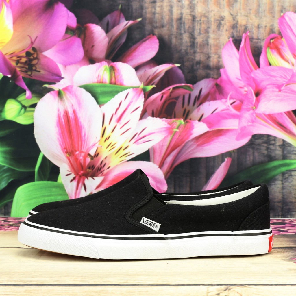 Giày Slip on Van Vải canvas Màu Đen