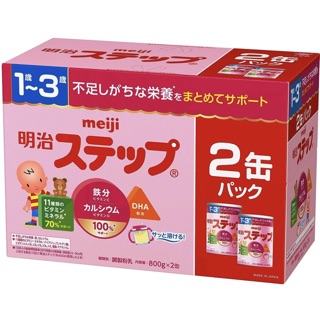 Sữa bột Meiji cho bé từ 1 tuổi trở lên hộp sắt 800gr Nhật Bản