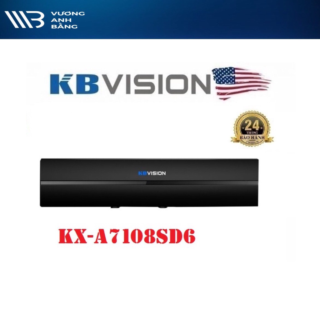 Đầu ghi hình 8 kênh 5 in 1 KBVISION KX-A7108SD6- Hàng Chính Hãng