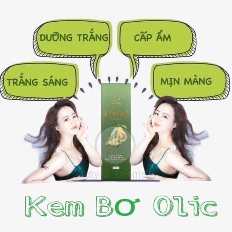 Kem bơ olic chăm sóc là mềm trắng da lên tông( hàng chính hãng Cty)