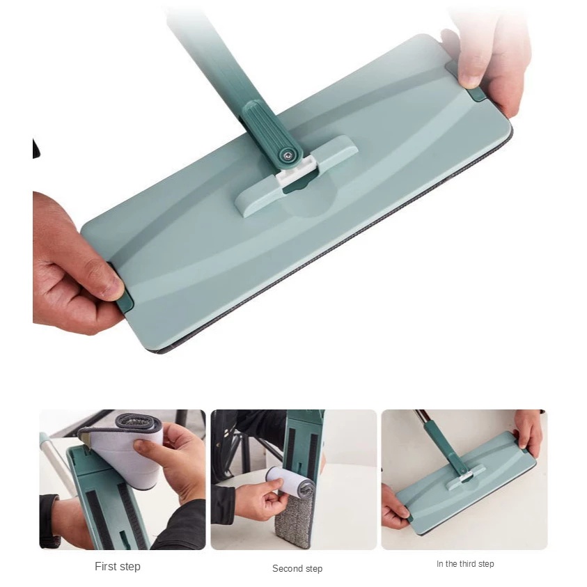 Đầu Lau Nhà Tròn / Hình Chữ Nhật Thay Thế Bằng Sợi Micro Tiện Dụng