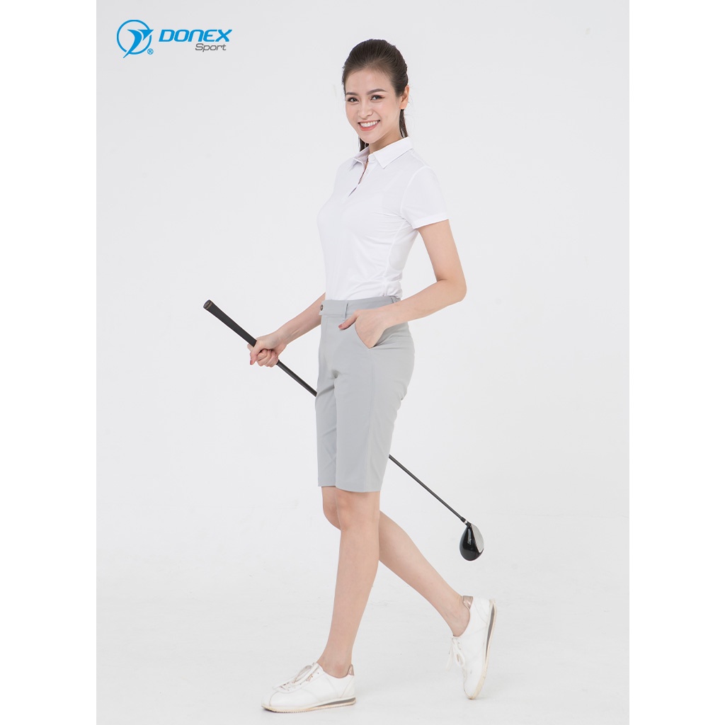 Áo thể thao nữ golf có cổ DONEXPRO Form Classic, Tôn Dáng, Chất Vải Cao Cấp Cực Mát, Bền Màu, Thoáng Hơi AC-3616