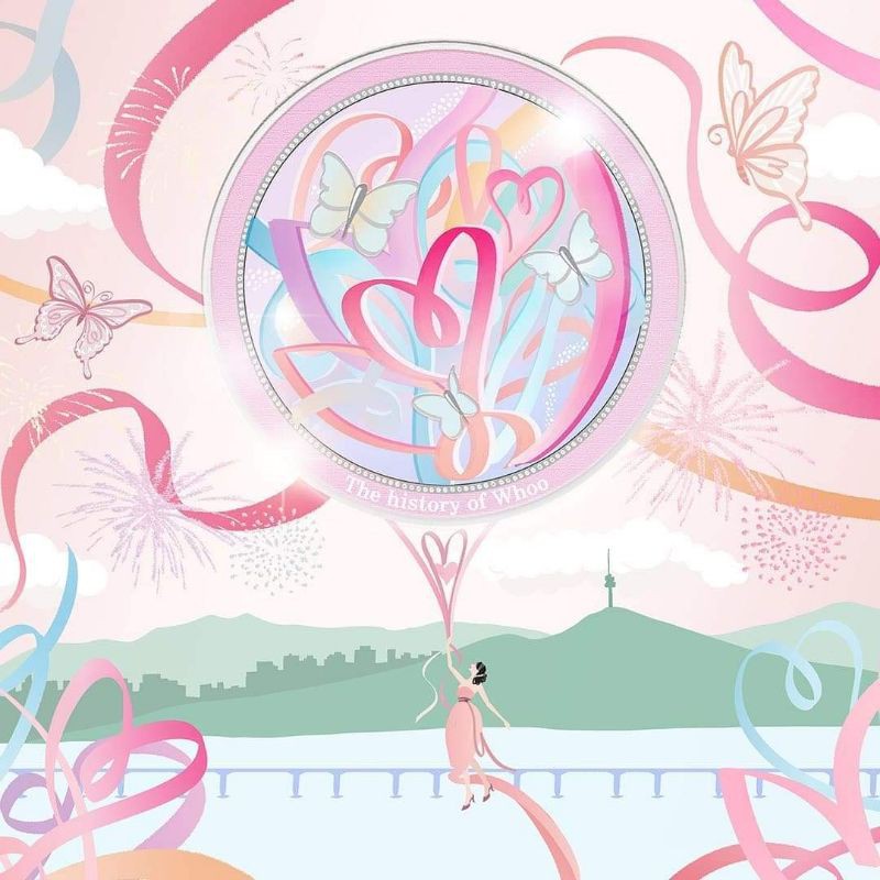 🌸[Bản Limited 2021]Set phấn nước Whoo Radiant White moisture cushion foundation tặng cặp lót nền 8ml | BigBuy360 - bigbuy360.vn