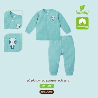 Bộ dài tay thông hơi hãng Lullaby cho bé sơ sinh