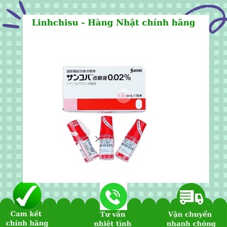 NHỎ MẮT ♥𝑭𝑹𝑬𝑬𝑺𝑯𝑰𝑷♥ Nhỏ Mắt Phục Hồi Thị Lực SANCOBA Nhật Bản 5 ml