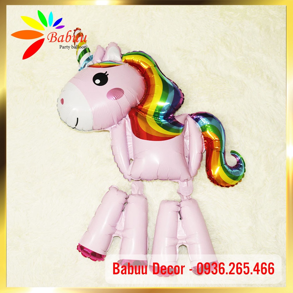 Bóng hình ngựa pony trang trí sinh nhật