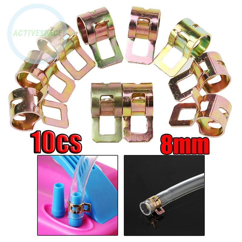 Bộ 10 dụng cụ kẹp ống 8mm cho ống nước/nhiên liệu lò xo thép tiện dụng