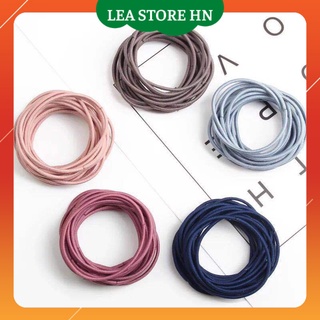 Dây Chun Buộc Tóc Tiện Dụng Chun Buộc Tóc Trơn Mix Màu Cực Xinh Cho Nữ