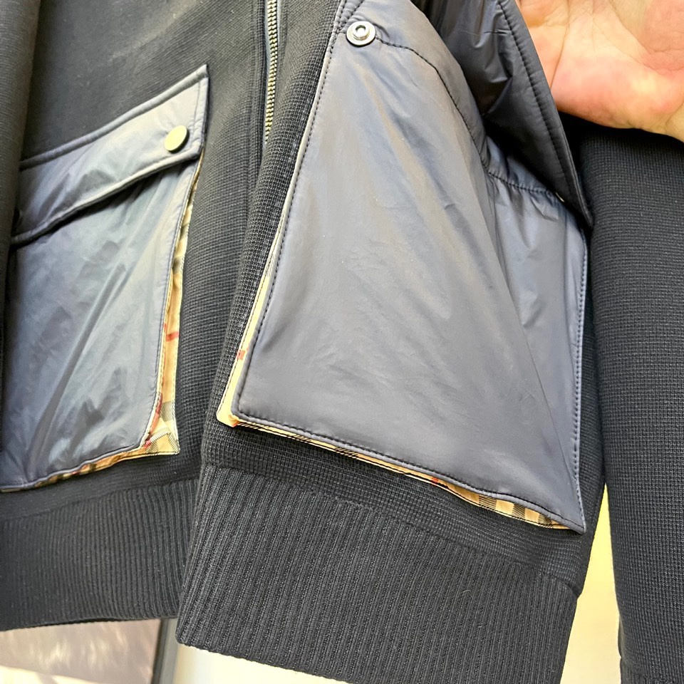 Áo khoác nam thời trang cao cấp Burberry BBR kiểu dáng trẻ trung, năng động