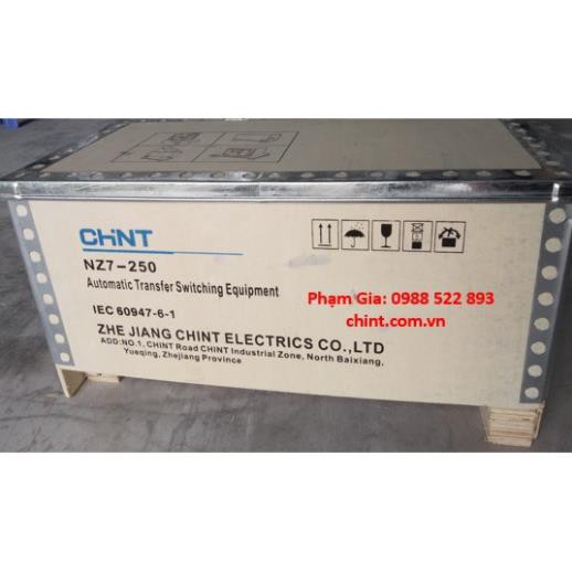 Chint BỘ CHUYỂN NGUỒN TỰ ĐỘNG ATS NZ7-250H/4 CHINT (hàng chính hãng)