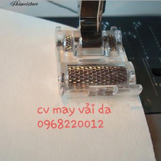 Chân vịt may da may vải dày có bánh xe máy may gia đình đa năng
