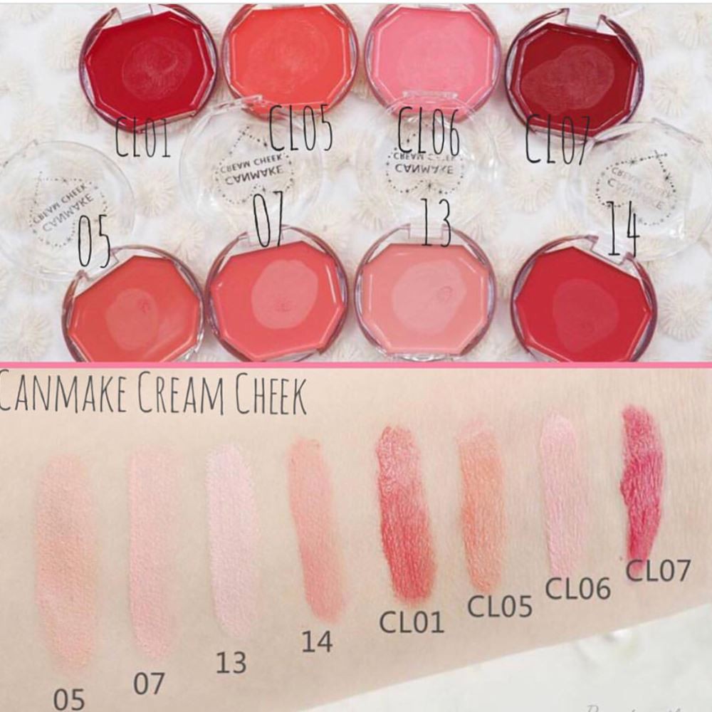 [NỘI ĐỊA NHẬT] CANMAKE Má Hồng Dạng Kem Cream Cheek Sẵn Đủ Màu