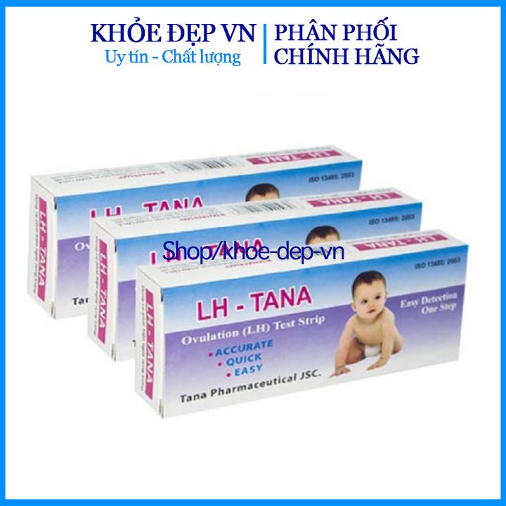 1 hộp que thử rụng trứng LH - Tana - Dụng cụ phát hiện ngày rụng trứng - nhanh chóng - đơn giản và chính xác