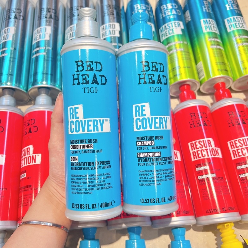 Bộ Dầu Gội Xả Tigi Bed Head Recovery dưỡng ẩm cho tóc 400ml