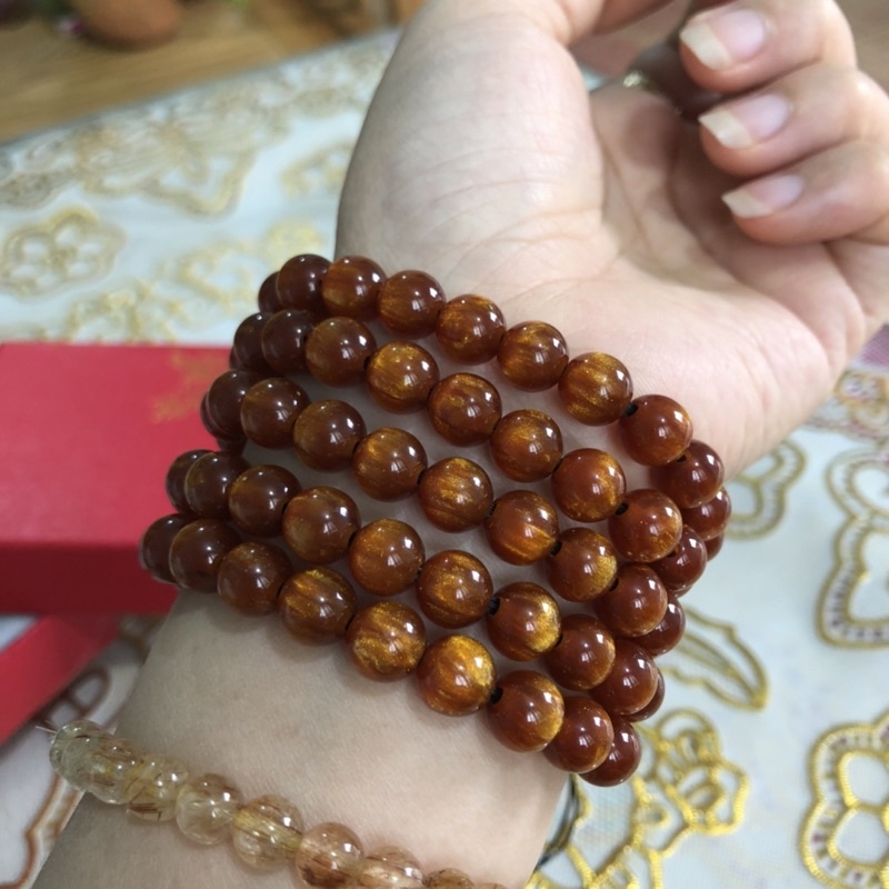 Tràng gỗ Hải Liễu  108 Hạt Dùng Niệm Phật