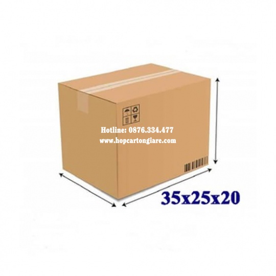 10 cái hộp carton 35x25x20 cm