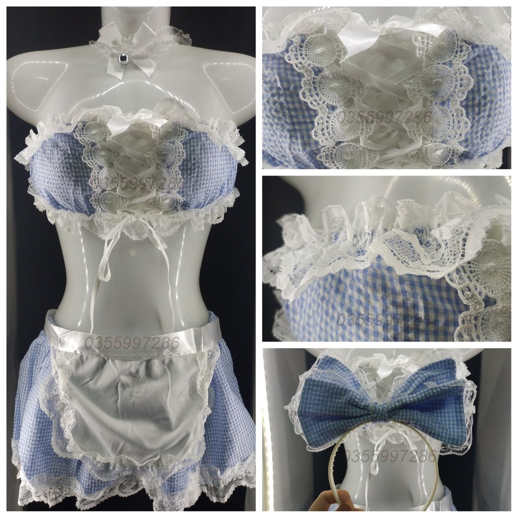 Đồ Ngủ Cosplay Hầu Gái HÀNG CAO CẤP - HGX001 HGX002 HGX003 - Váy Ngủ Sexy Cosplay Cô Giúp Việc Gợi Cảm  - QUIN BEE | BigBuy360 - bigbuy360.vn