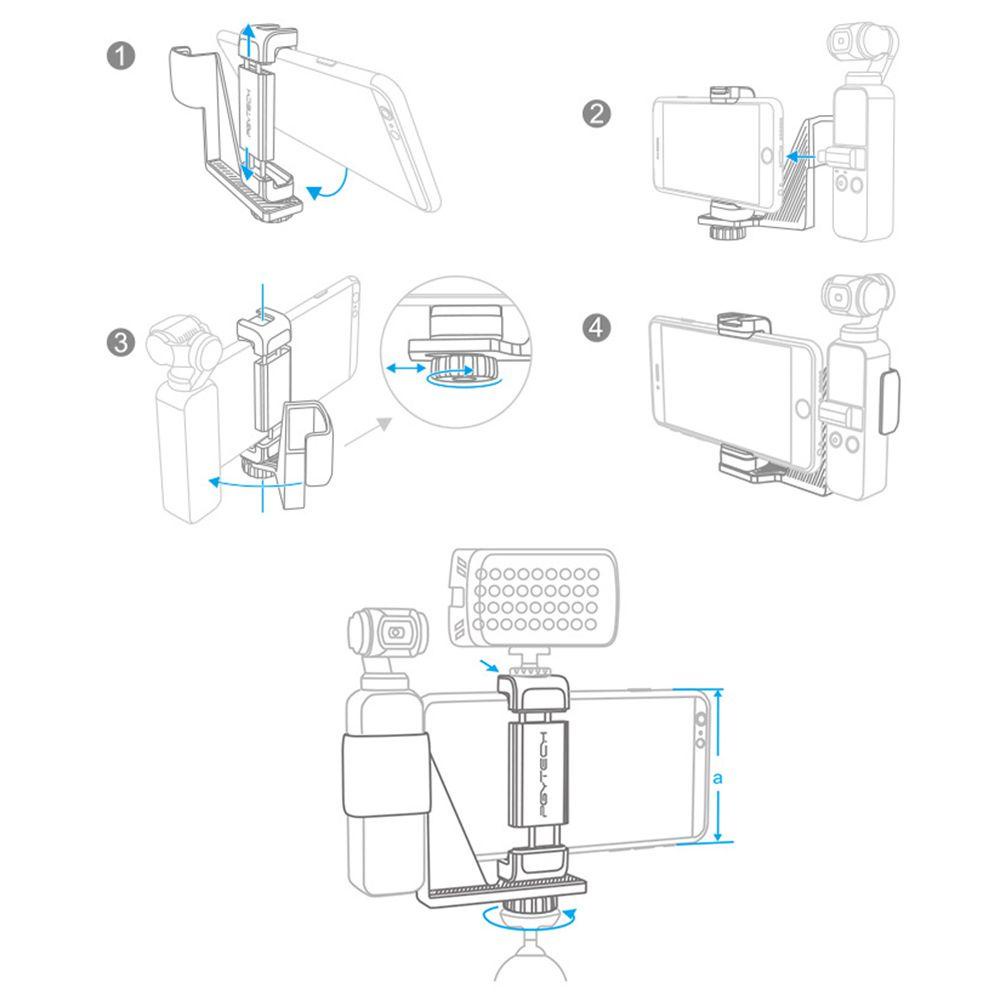 Giá Đỡ Điện Thoại Tháo Lắp Nhanh Tiện Lợi Cho DJI OSMO POCKET 2 / 1