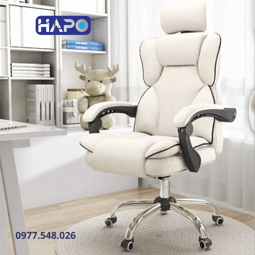 Ghế Gaming Công Thái Học Tựa Đầu Cao Cấp, Ghế Văn Phòng Xoay 360 Độ Hàng Nhập Khẩu [Có Thể Thay Đổi Màu Ghế]