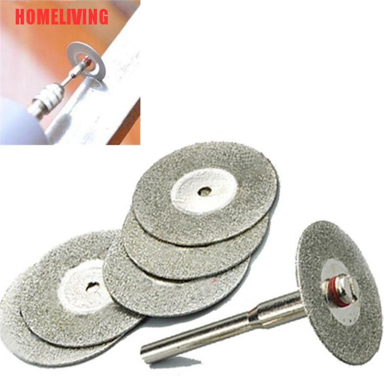 Bộ 5 Lưỡi Cắt Kim Cương 22mm + 1 Trục Khoan