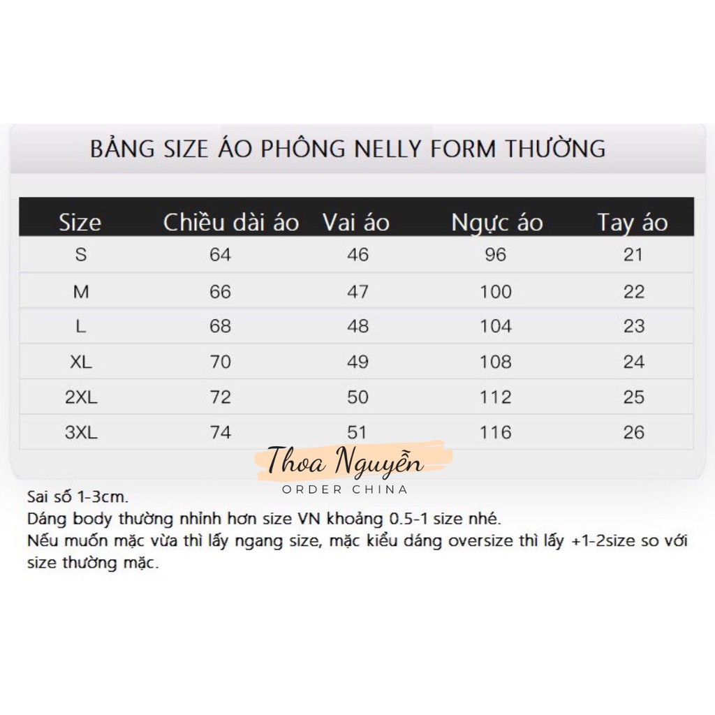 Áo thun Nelly trơn không họa tiết