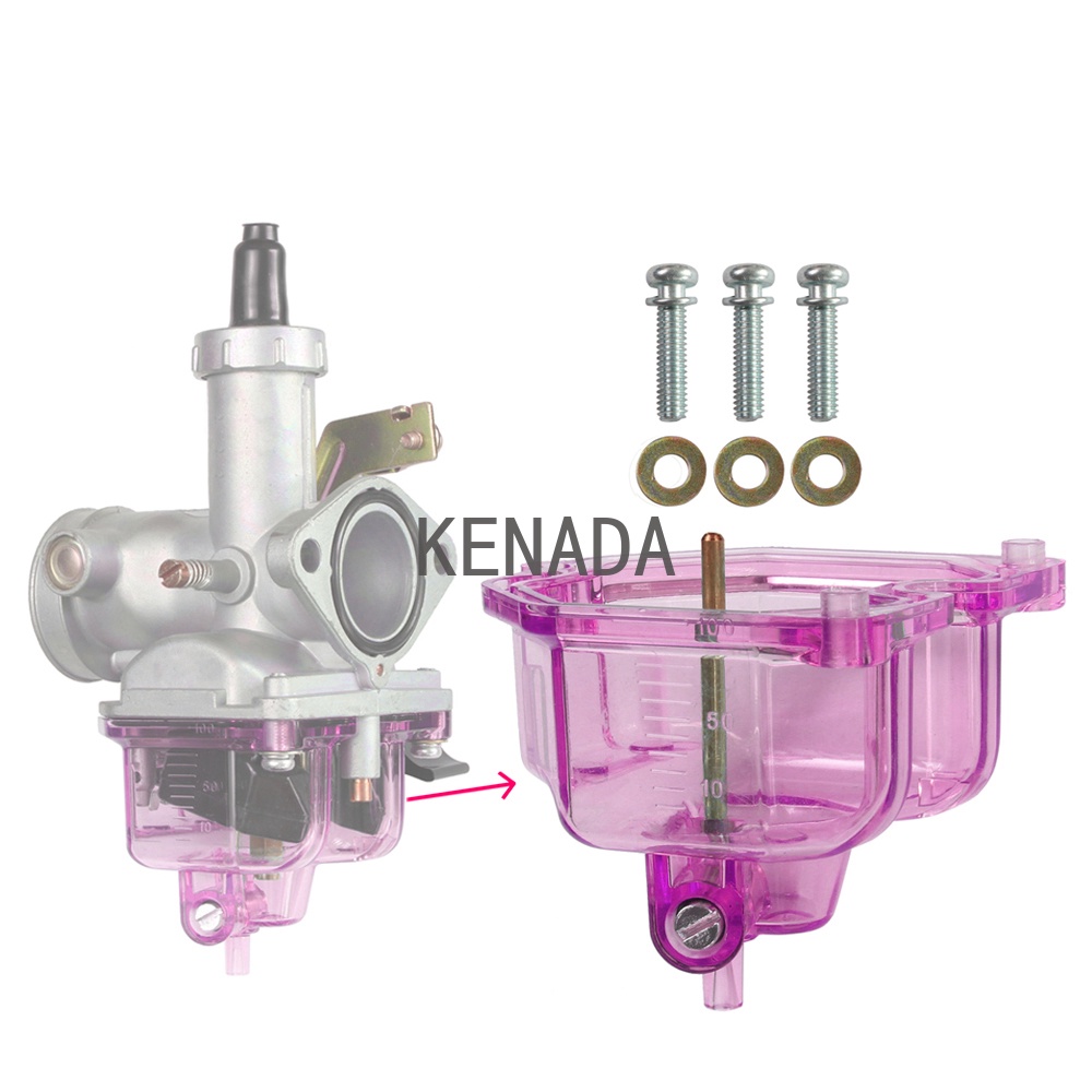 Bình xăng bát nổi Buồng Trong Suốt Chắn Dầu Cho Keihin Honda Vento Italika Akt Dinamo Zanella Yumbo Dafra keeway 100-300CC
