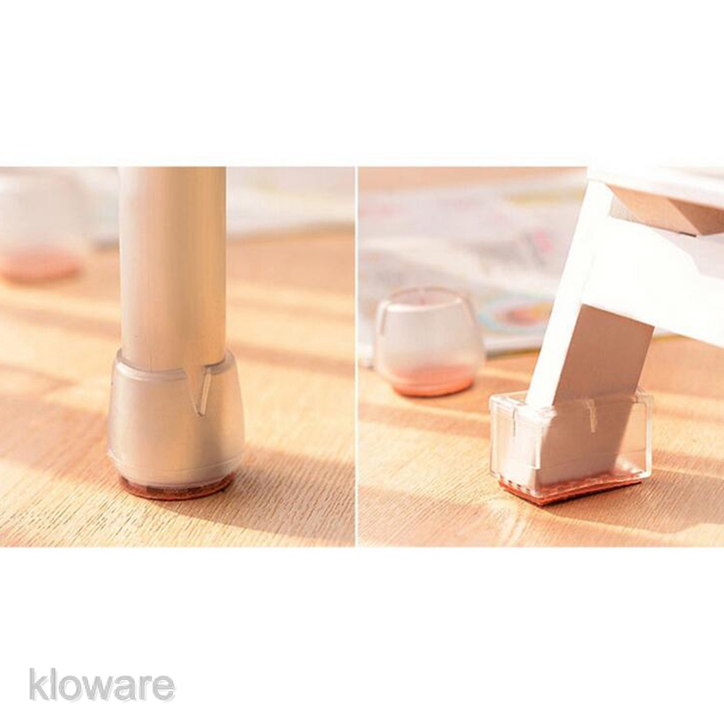 Bộ 30 bọc silicone cho chân ghế gỗ thiết kế tiện lợi dễ dùng