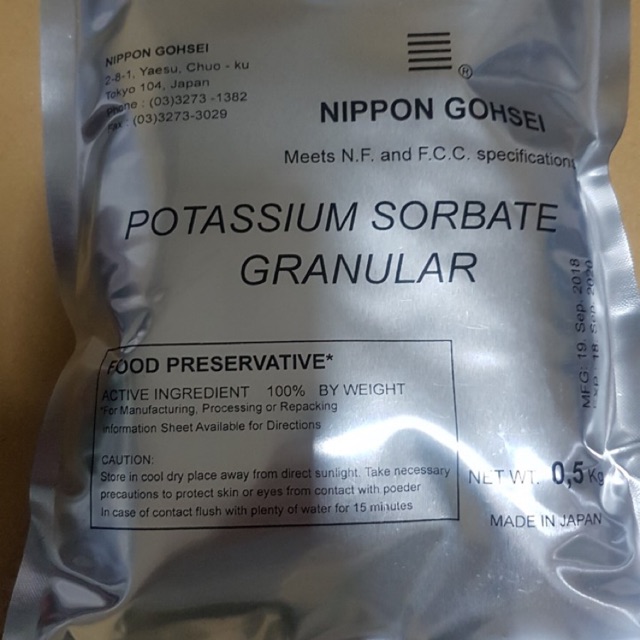 Bột bảo quản trong hoá mỹ phẩm( nước lau sàn , nước rửa chén ,) 0.5kg nhật bản