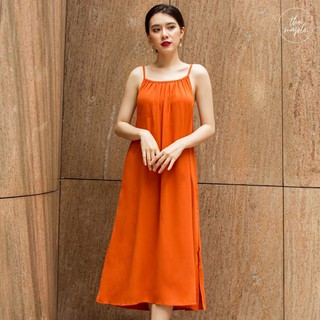 Đầm Maxi Hai dây The Maple Freesize