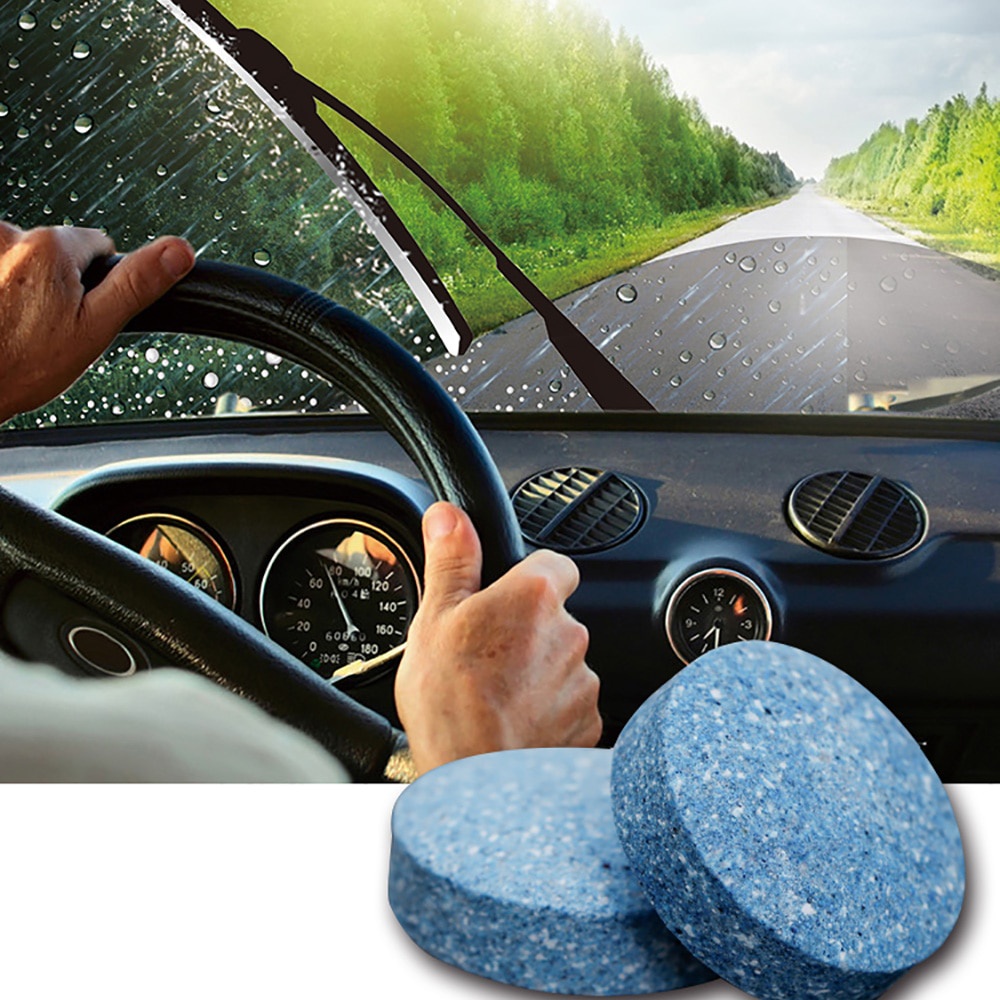 Bộ 20 Viên Sủi Bọt Vệ Sinh Kính Chắn Gió Xe Hơi (20 Cái = 80L)