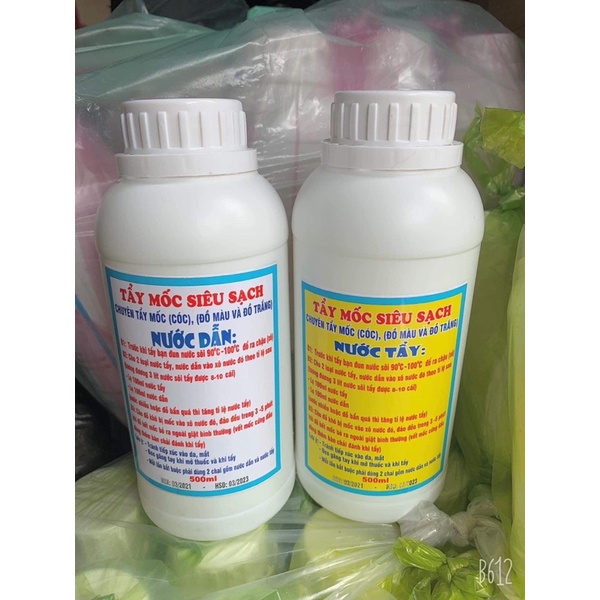 tẩy sạch quần áo