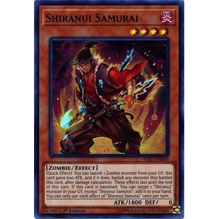 Thẻ bài Yugioh - TCG - Shiranui Samurai / HISU-EN049'
