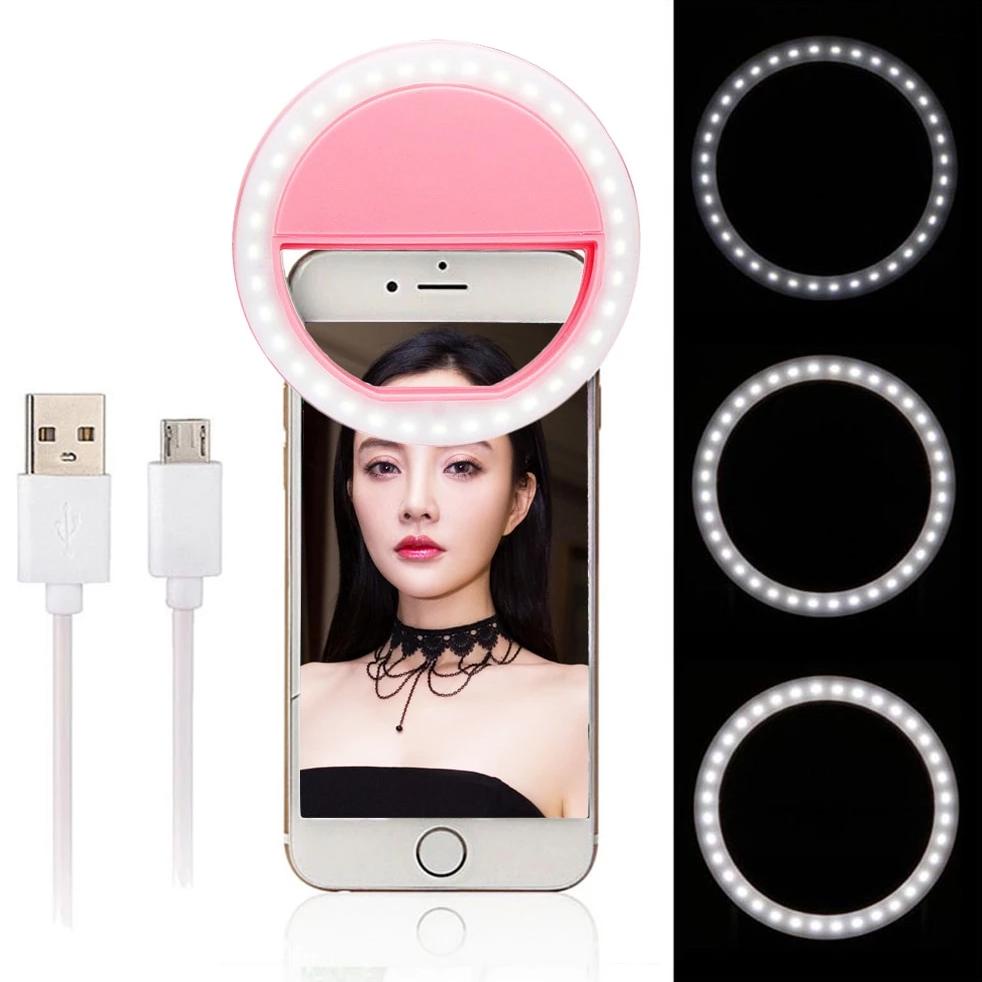 Đèn LED Selfie tạo ánh sáng mịn khi chụp ảnh