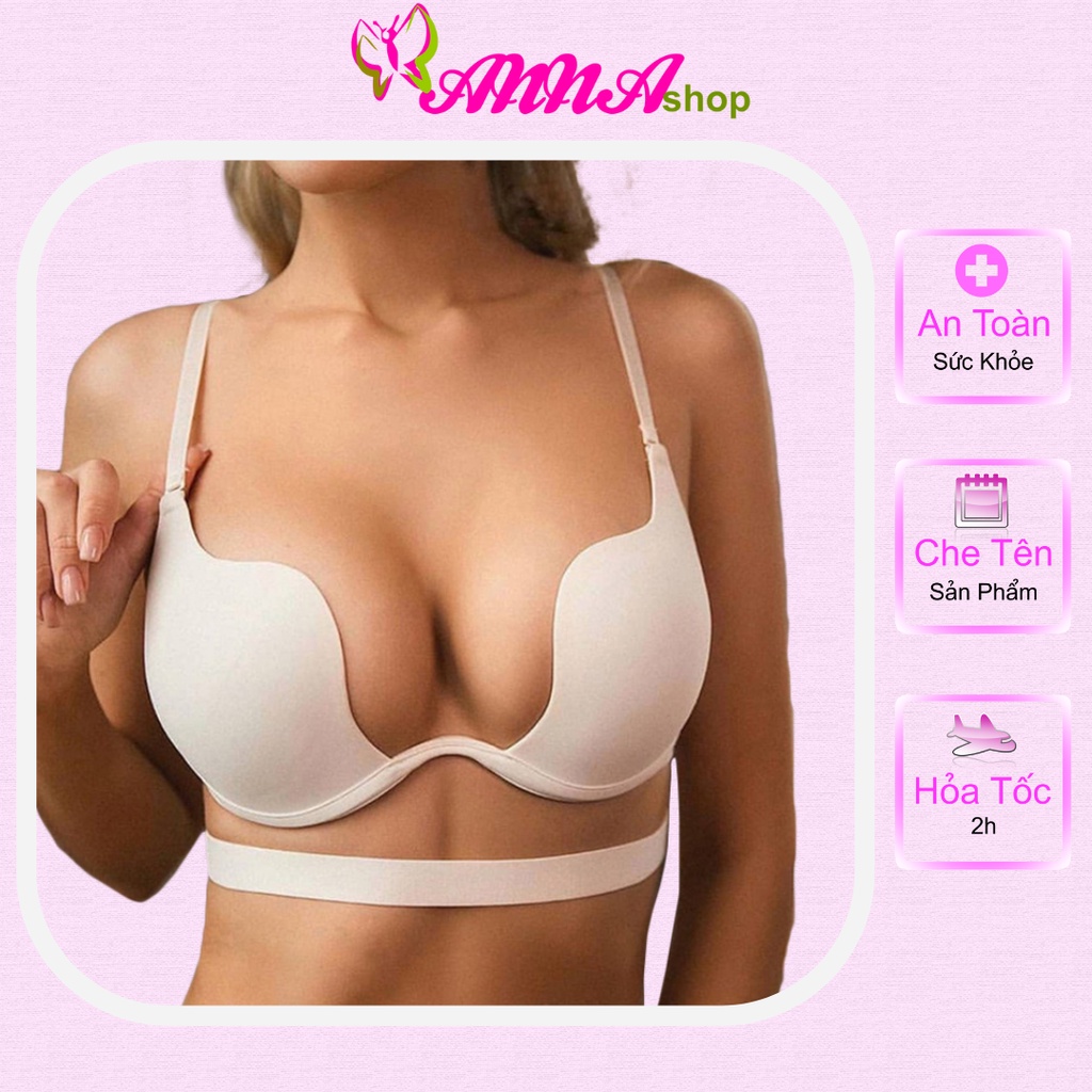 Áo ngực su trơn đa năng 7 kiểu cao cấp, thiết kế đơn giản, trẻ trung, dễ phối đồ (MS 04082) Anna Shop