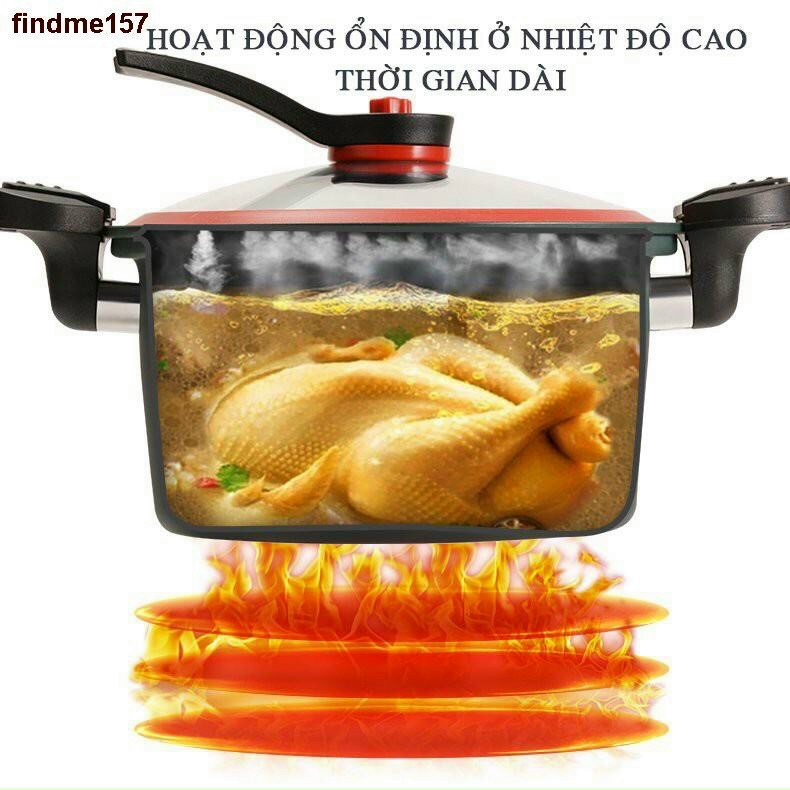 Nồi áp suất đa năng mini totipotent pot 3.5L dùng cho mọi loại bếp từ, bếp gas, bếp hồng ngoại