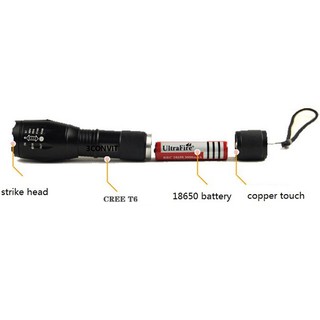 ĐÈN PIN SIÊU SÁNG ULTRA FIRE A100-XML T6