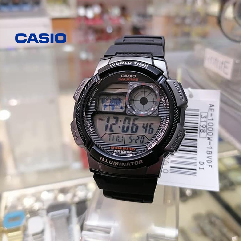 Đồng hồ nam CASIO AE-1000W-1BVDF/AE-1000W-1A3VDF chính hãng - Bảo hành 1 năm, Thay pin miễn phí