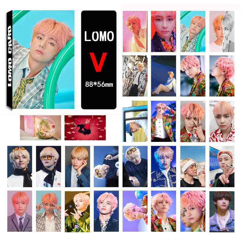 Hộp ảnh Lomo card BTS 5x8 Love Yourself: Answer V album ảnh idol thần tượng Hàn Quốc