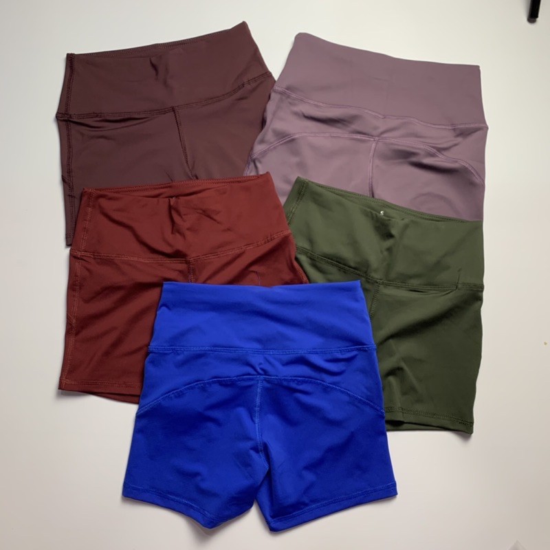 [Mã SKAMFSW175 giảm 10K đơn 50K] QUẦN SHORT THỂ THAO NỮ LƯNG CAO, QUẦN SHORT TẬP GYM VẢI THUN TRƠN 1 LỚP ( nhiều màu)