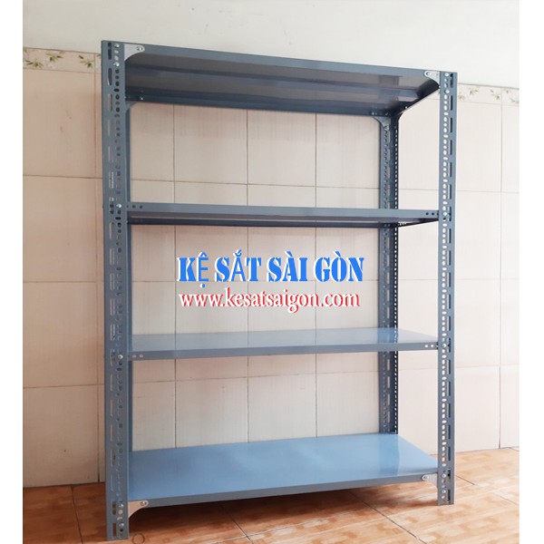 (1.2m  x 0.6) Kệ sắt v lỗ đa năng (Dài 1.2m x Rộng 0.6m x Cao 1.5m x 4 tầng)