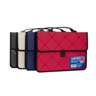 Cặp nhựa học thêm, đựng tài liệu Deli hàng công ty