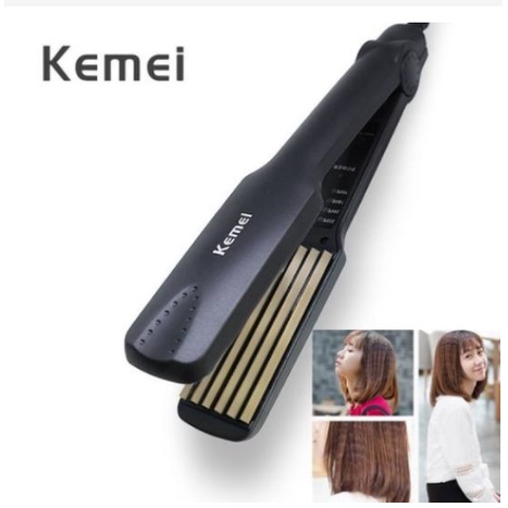 ⚡️𝐅𝐑𝐄𝐄 𝐒𝐇𝐈𝐏 ⚡️Máy Dập Xù Tóc KEMEI 332, Chức năng dập xù, bấm xù , bấm mè tạo kiểu tóc làm phồng chân tóc bản to cao cấp