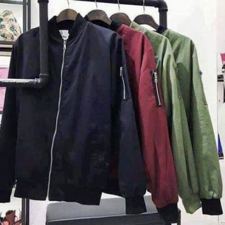 [ẢNH THẬT+VIDEO] Áo Khoác Bomber Kaki 2 Lớp