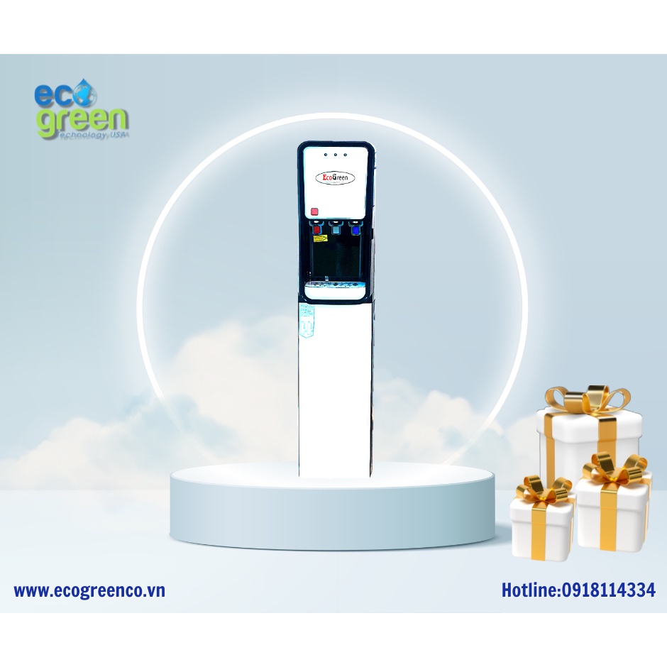 Máy lọc nước Eco Green nóng nguội lạnh 7 cấp