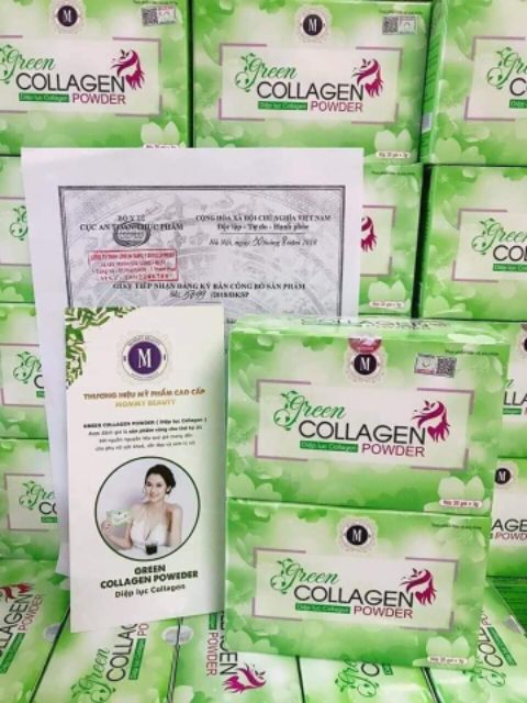 Diệp lục Collagen chính hãng ( 30goi)