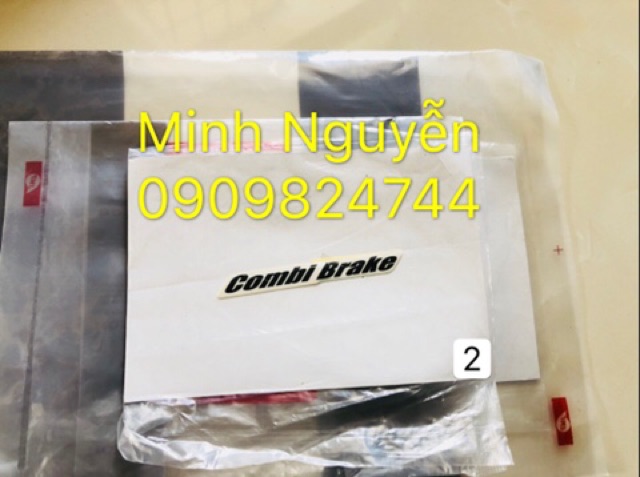 Tem Combi Brake dán dè trước