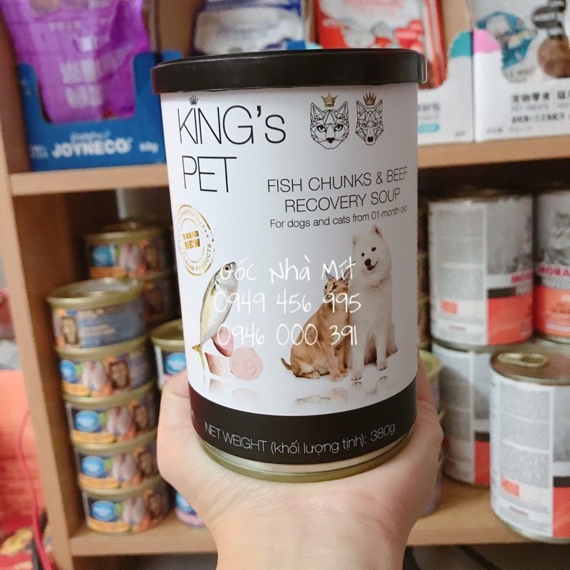Pate KING’S PET thức ăn ướt dành cho chó - mèo