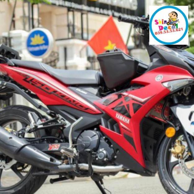 Tem exciter 150 mx king tặng logo