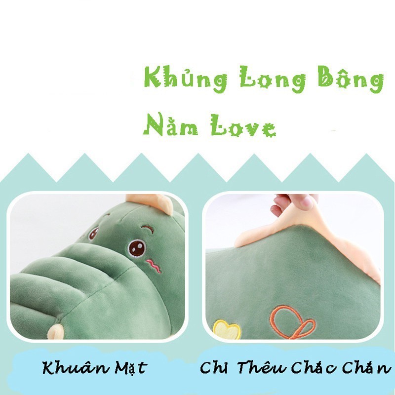 Gấu Bông Khủng Long Bông Nằm Cao Cấp - Best Bear Shop